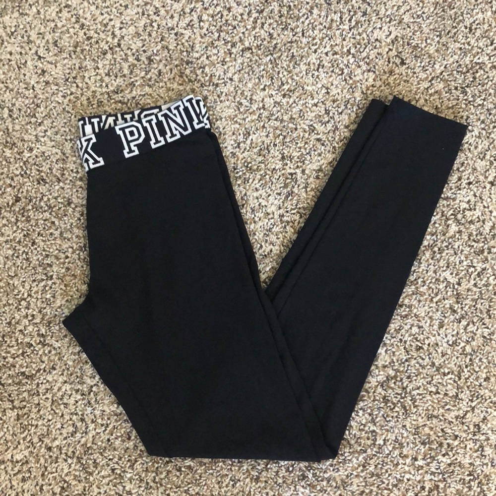 Pink Victoria’s Secret Yoga Leggings